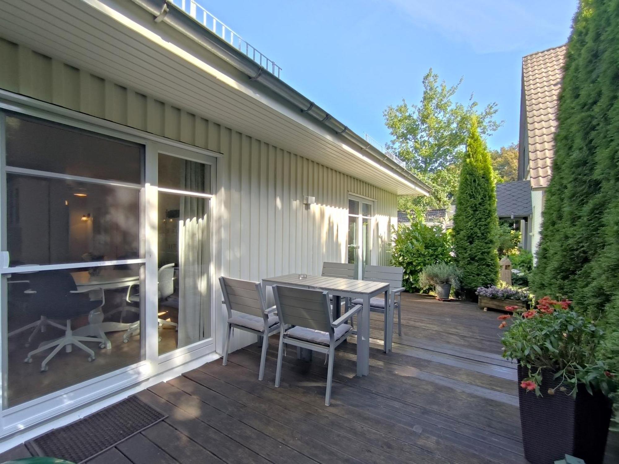 Ferienhaus Inger - Stilvolles Und Modernes Ferienhaus Mit Terrasse Und Gartennutzung Tarp Ngoại thất bức ảnh